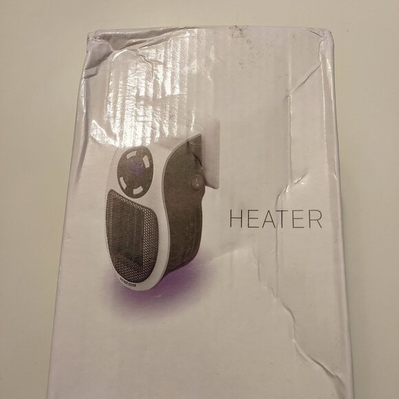 Portable Wall Plug-In Electric Heater With Remote Control & Timer Function - Picture 3 of 8